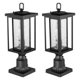 VEVOR 2 PCs Dusk to Dawn Outdoor Lamp Post Light Fixture 17.72in Pole Pier Mount VEVOR 2 PCs Dusk to Dawn Outdoor Lamp Post Light Fixture 17.72in Pole Pier Mount
