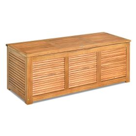 47 Gallon Acacia Wood Storage Bench Box for Patio Garden Deck 47 Gallon Acacia Wood Storage Bench Box for Patio Garden Deck